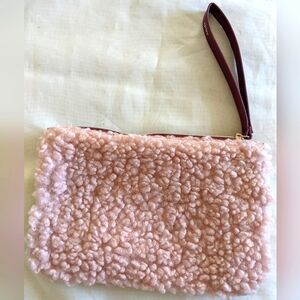 Ipsy Women's Fuzzy Cosmetic/makeup bag